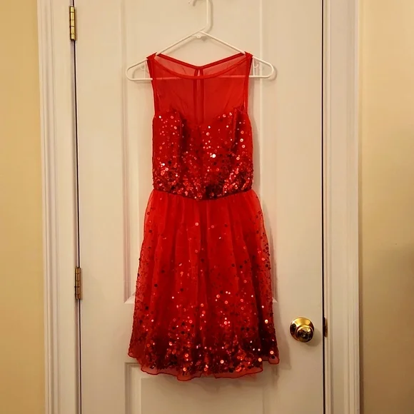 knee length dresses for ladies Elegant Baby Girl Red Sequin Dress Toddler Birthday Outfit Princess Dress